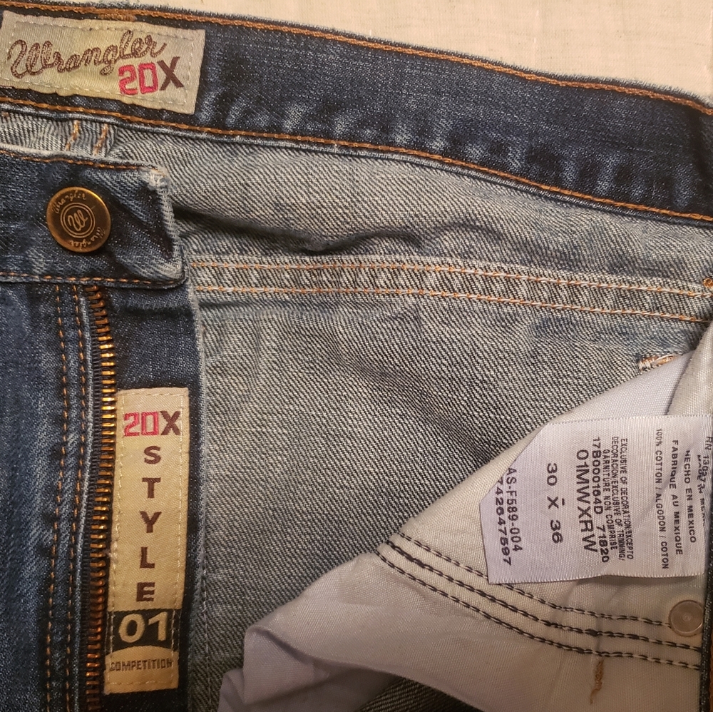 Men's Wrangler 20X - 30 x 36